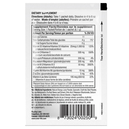 Ener-D Multivitamin Drink Mix Raspberry 0.2oz