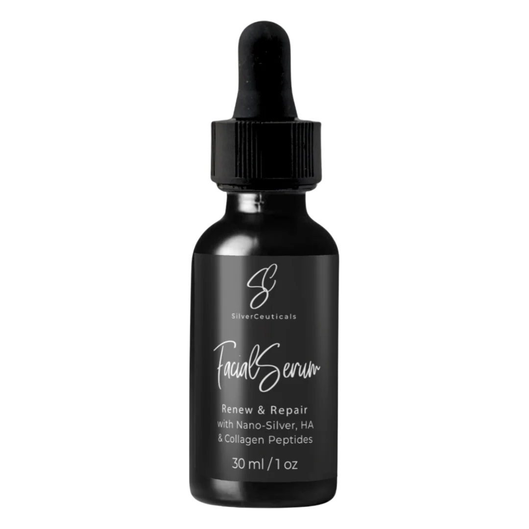 Facial Serum with Nano-Silver, HA, and Collagen Peptides