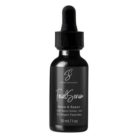 Facial Serum with Nano-Silver, HA, and Collagen Peptides