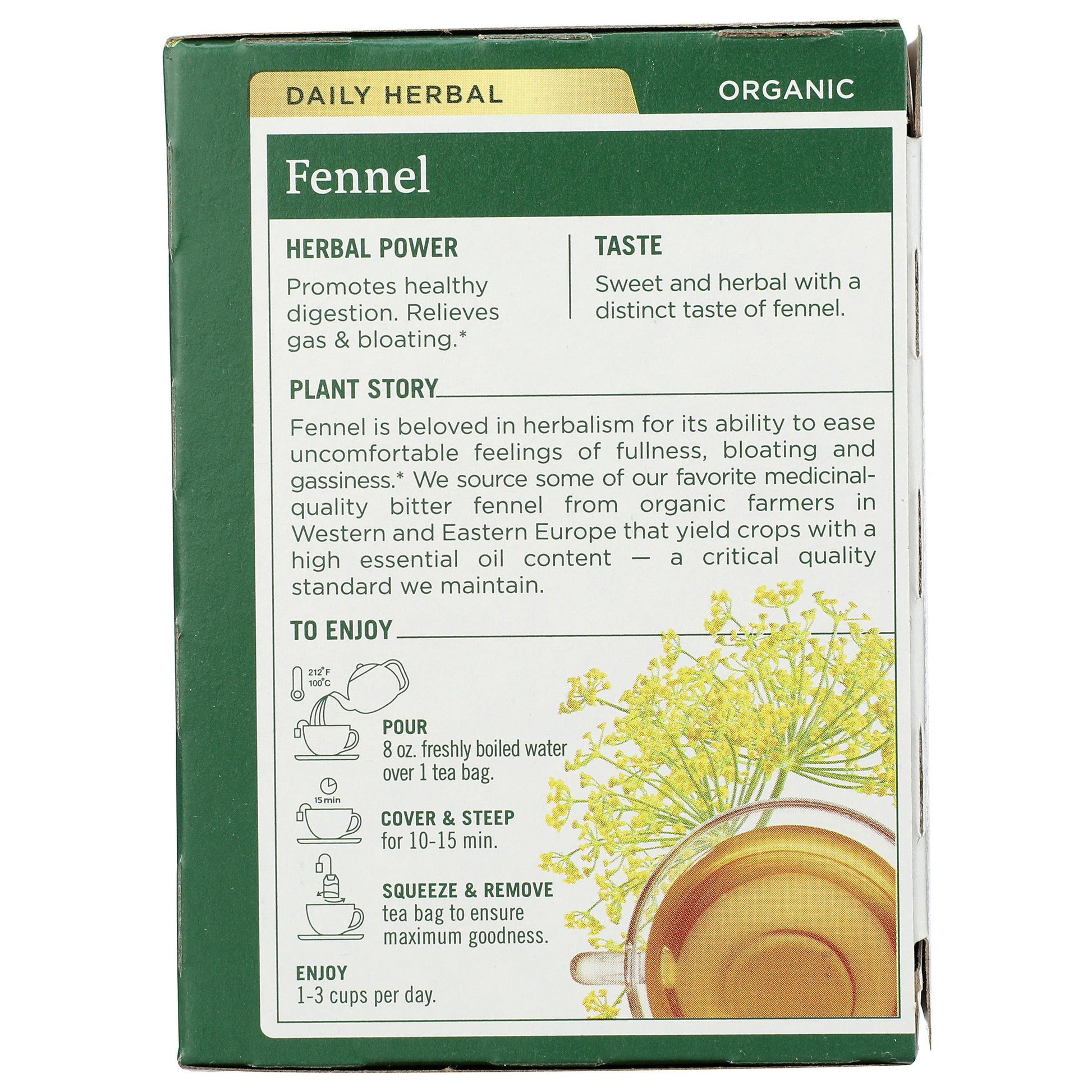 Fennel Tea, Organic-Herbal Teas-AlchePharma