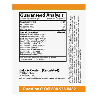 Firm Stool 3.92 Oz. Powder for Pets (Pumpkin, Prebiotics, & Probiotics)-Pet Supplements-AlchePharma