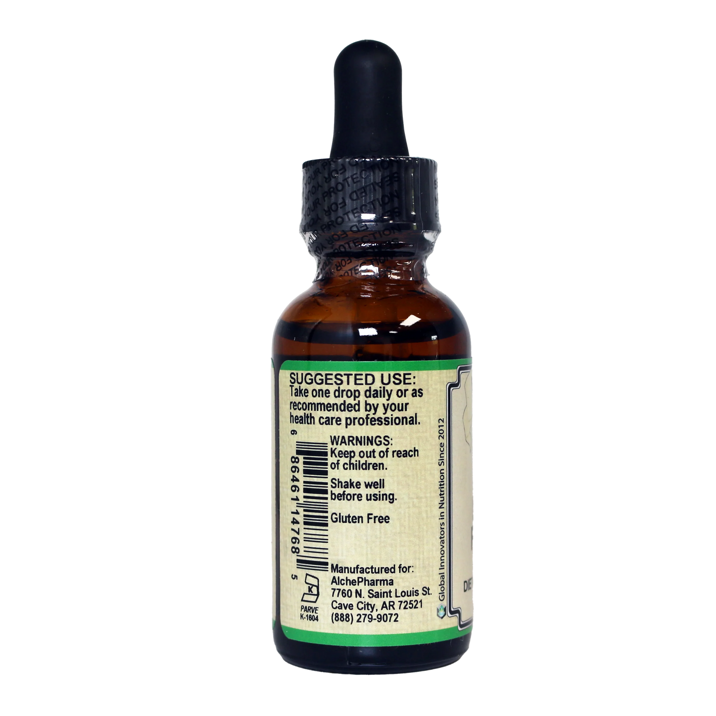 Folate Liquid [ 667 mcg DFE, 400 mcg of Folinic Acid ] 800 Servings-Vitamin-AlchePharma