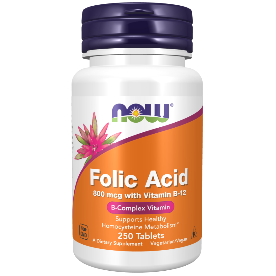 Folic Acid 800 mcg with Vitamin B-12 Tablets-Vitamins-AlchePharma