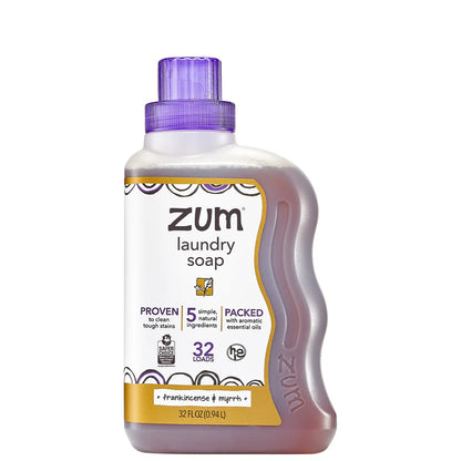 Frankincense & Myrrh 32 oz. Zum Laundry Soap