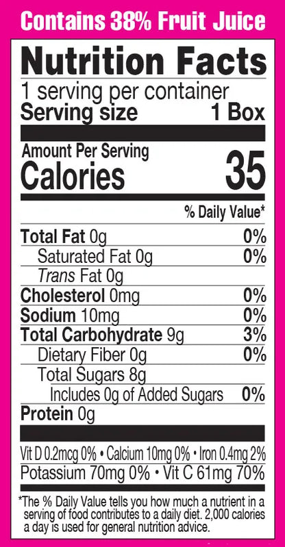 Lakewood Littles Organic Fruit Punch Juice Boxes