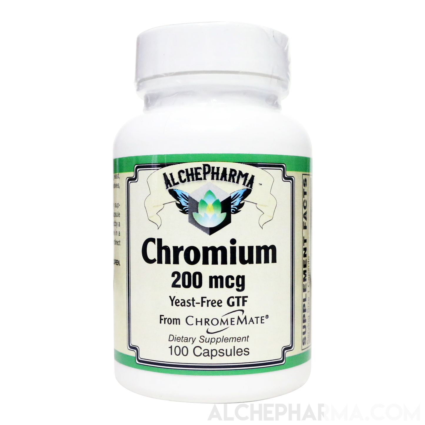 Chromium 200 Mcg -Yeast Free GTF from ChromeMate® - 100 Capsules