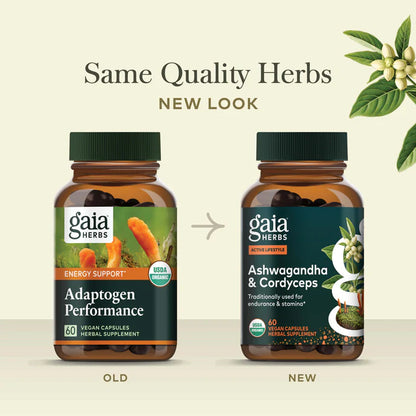 Ashwagandha & Cordyceps (Formerly - Adaptogen Performance)