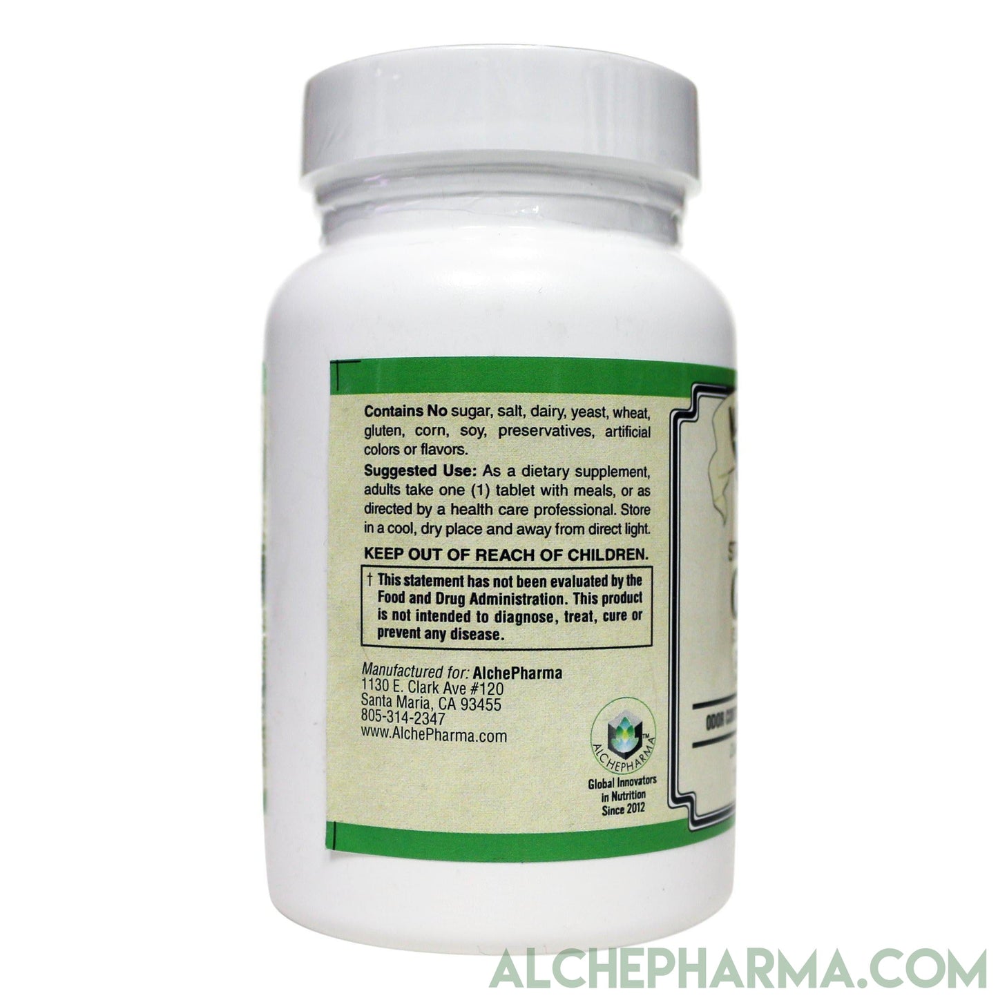 Garlic Premium Enteric Coated High Yield 5000 mcg Allicin w/All The Naturally Occurring Sulfur compounds (thiosulfinates and Gamma-glutamyl-cysteines)-AlchePharma