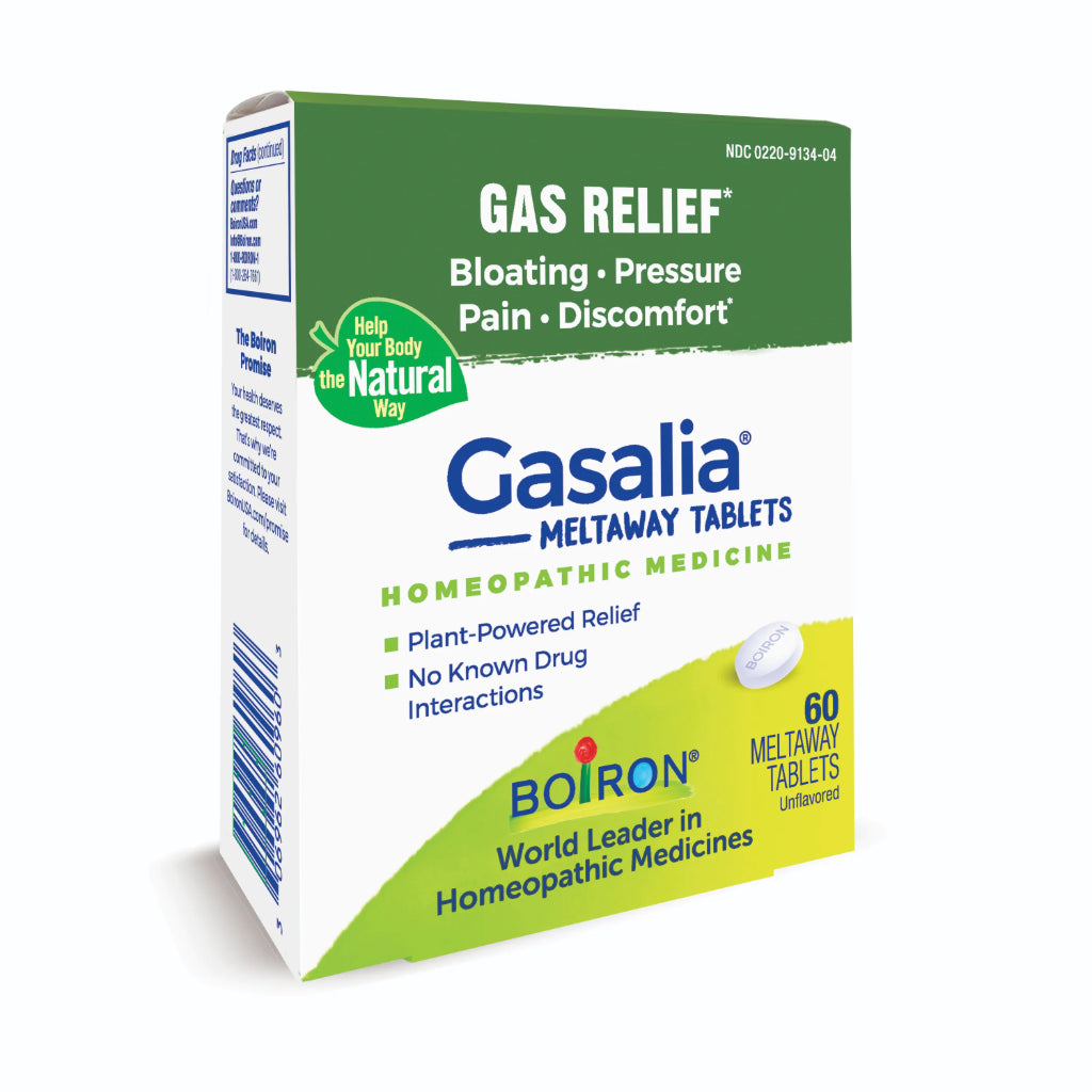 Gasalia - Gas Relief Homeopathic - 60 Meltaway Tablets