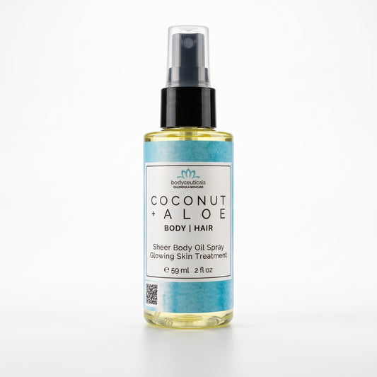 Coconut Aloe - Calendula Body + Hair Oil - 2 Fl. Oz.