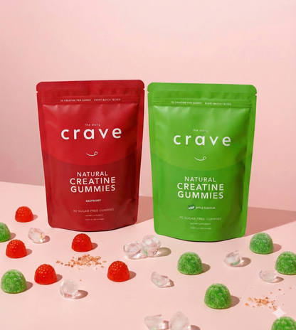 The Daily Crave - Sour Apple Creatine Gummies (1 month supply)