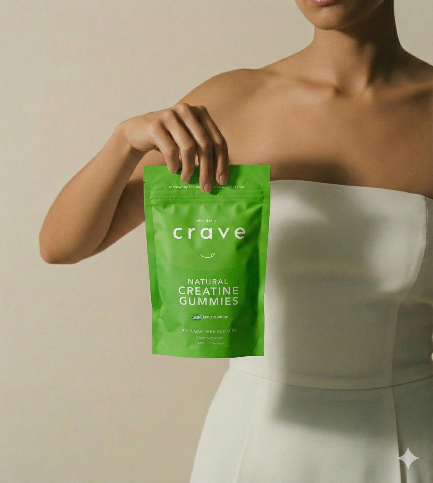The Daily Crave - Sour Apple Creatine Gummies (1 month supply)