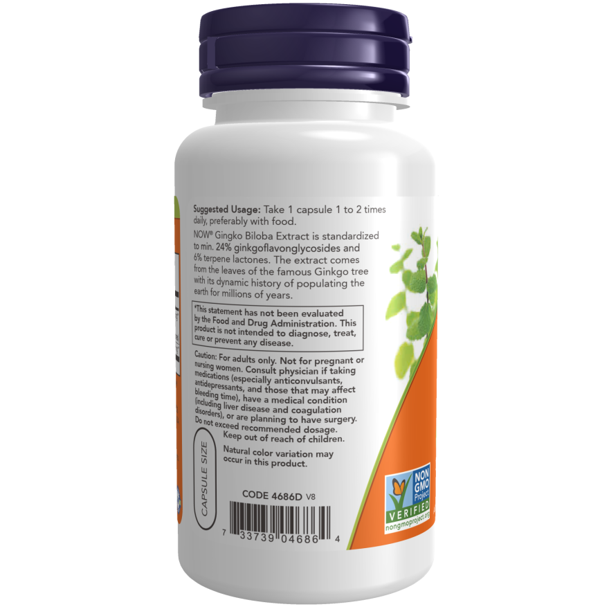 Ginkgo Biloba 60 mg Veg Capsules-Herbs-AlchePharma