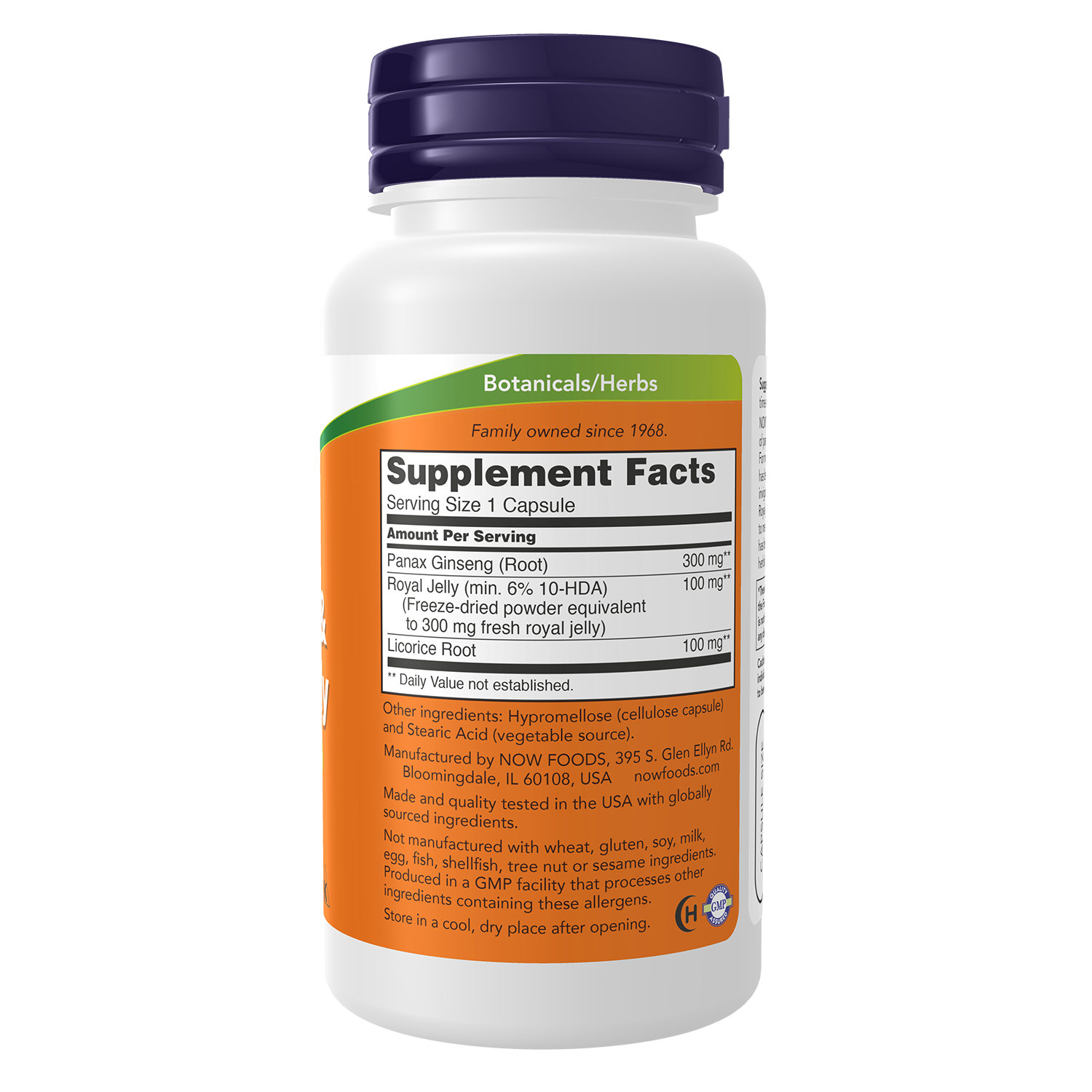 Ginseng & Royal Jelly Capsules-Herbs-AlchePharma