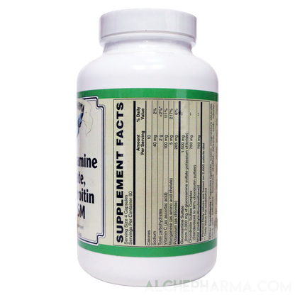 Glucosamine Sulfate, Chondroitin & MSM Capsules ( 4 Cap High Potency Formula )-Vitamins & Supplements-AlchePharma