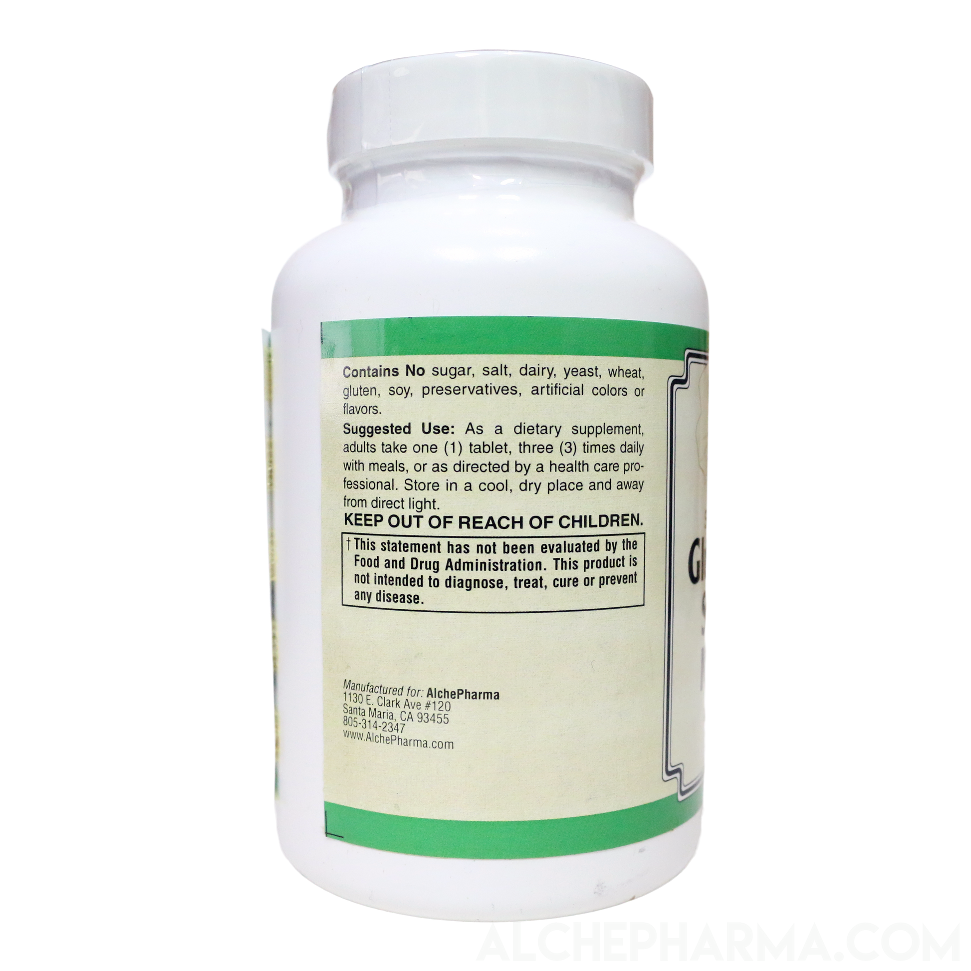 Glucosamine and MSM - Shellfish-Free( Fully Reacted Glucosamine Sulfate ) Vegetarian-Vitamins & Supplements-AlchePharma