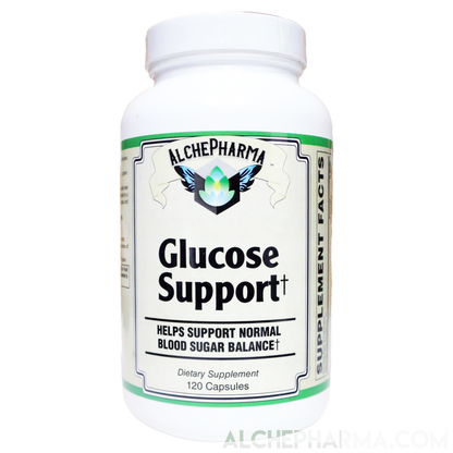 Glucose Support a Lagerstroemia speciosa, Gymnema sylvestre Vitamin Complex-Vitamins & Supplements-AlchePharma