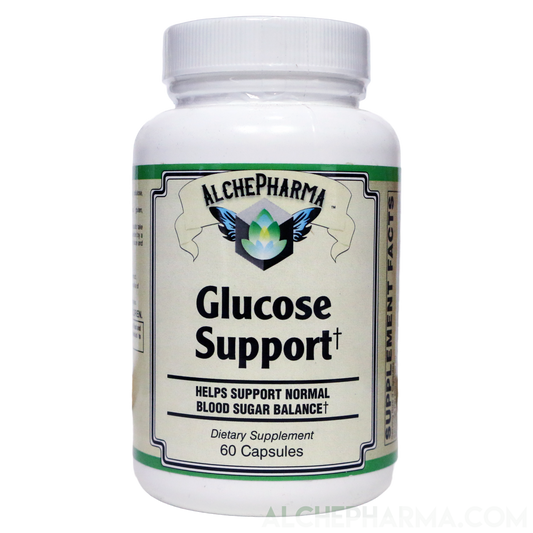 Glucose Support a Lagerstroemia speciosa, Gymnema sylvestre Vitamin Complex-Vitamins & Supplements-AlchePharma