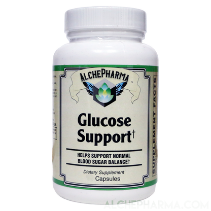 Glucose Support a Lagerstroemia speciosa, Gymnema sylvestre Vitamin Complex-Vitamins & Supplements-AlchePharma