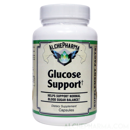Glucose Support a Lagerstroemia speciosa, Gymnema sylvestre Vitamin Complex-Vitamins & Supplements-AlchePharma