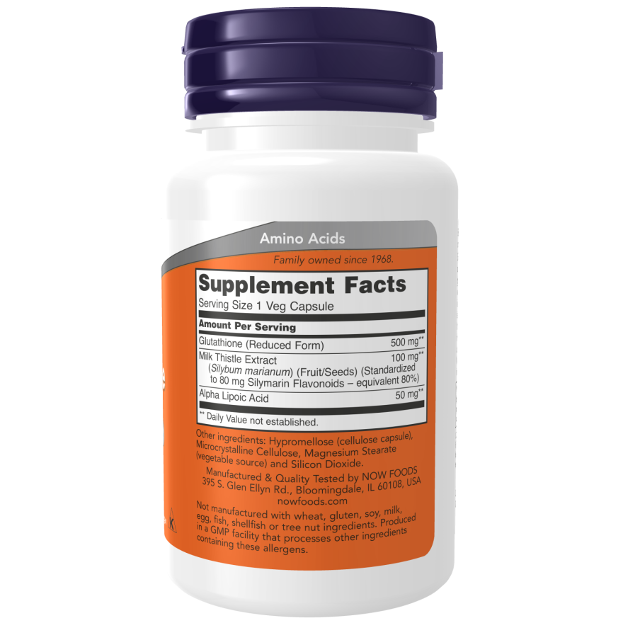 Glutathione 500 mg Veg Capsules-Amino Acids-AlchePharma