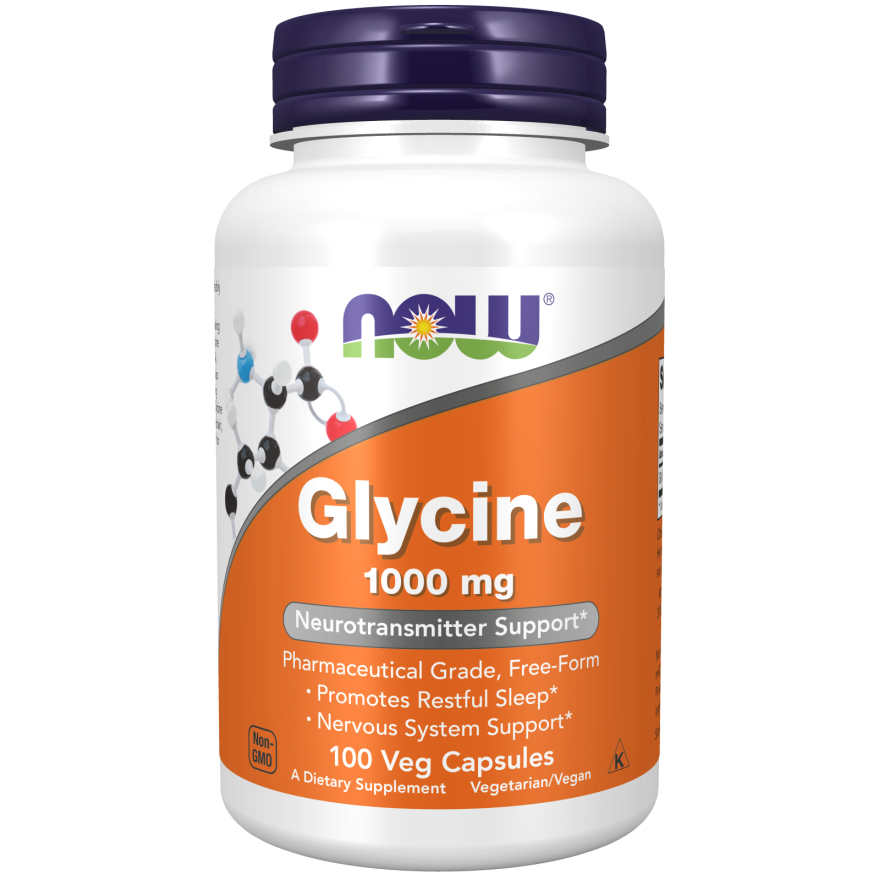Glycine 1000 mg Veg Capsules-Amino Acids-AlchePharma