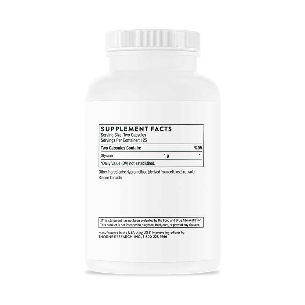 Glycine 250 Capsules-Vitamins & Supplements-AlchePharma