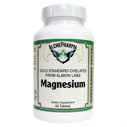Gold Standard Albion Magnesium [ Superior absorption and bioavailability ]-Mineral-AlchePharma