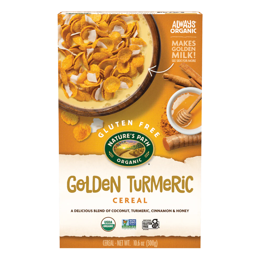 Golden Turmeric Cereal - Gluten Free - 10.6 Oz.