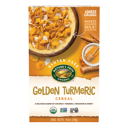 Golden Turmeric Cereal - Gluten Free - 10.6 Oz.