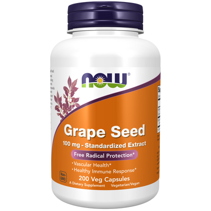 Grape Seed 100 mg Veg Capsules-Antioxidants-AlchePharma
