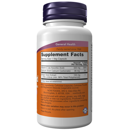 Grape Seed 100 mg Veg Capsules-Antioxidants-AlchePharma