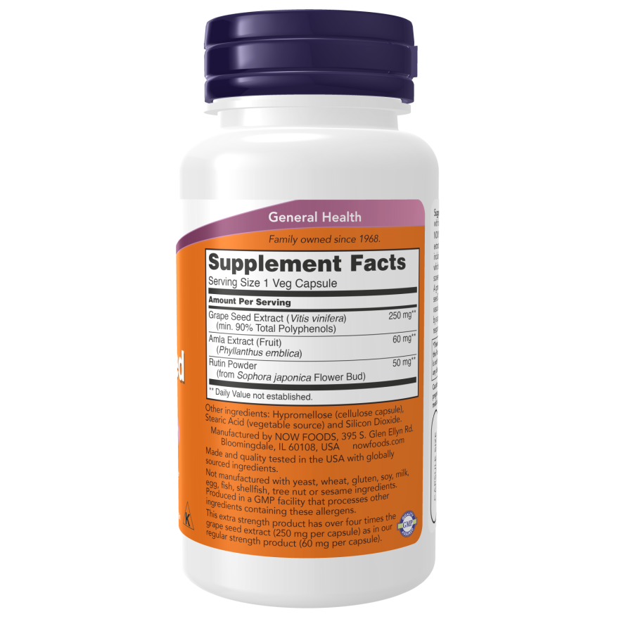 GRAPE SEED EXTRACT 250MG 90 VCAPS-Antioxidants-AlchePharma