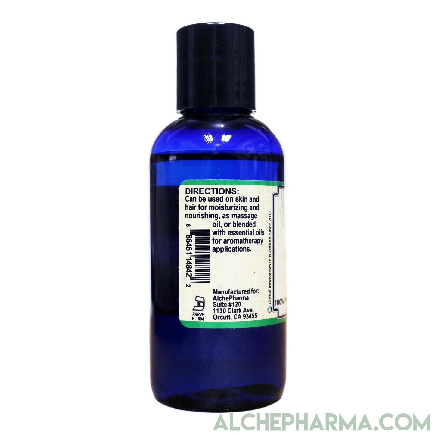 Grape Seed Oil, 100% Pure Vitis Vinifera (External Use Only) - Parve-Moisturizing-AlchePharma