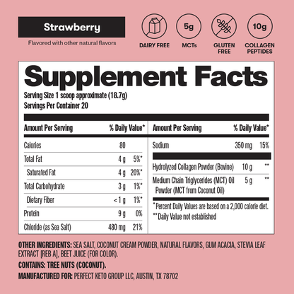 Grass-Fed Collagen + MCT Oil, Dairy Free, Coffee Creamer: Chocolate-AlchePharma