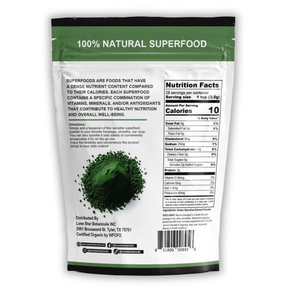 Green Spirulina - Extract Powder – 100g