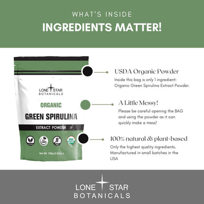 Green Spirulina - Extract Powder – 100g