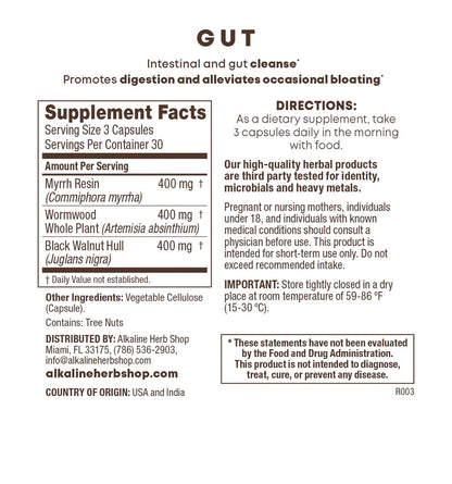 Gut Supplement - 90 Capsules