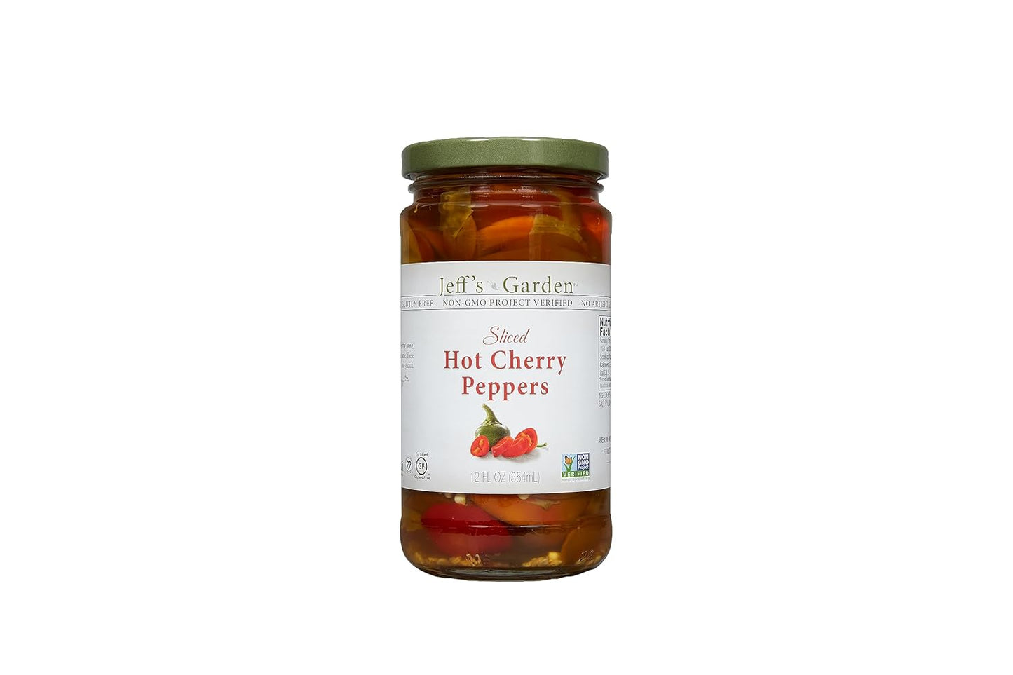 Hot Cherry Peppers - Sliced - 12 Fl. Oz.