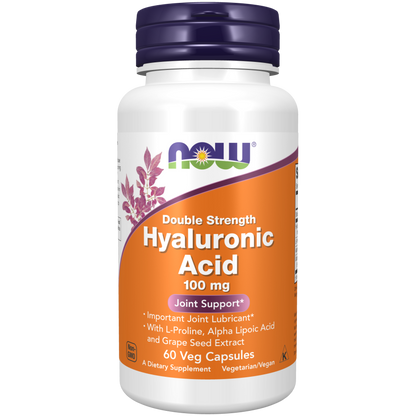 HYALURONIC ACID 100MG 2X PLUS 120 VCAPS-Joint Products-AlchePharma