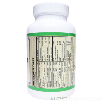 Hair, Skin, & Nails- Comprehensive Hair, Skin and Nails Multivitamin Formula- 90 Tablets-AlchePharma