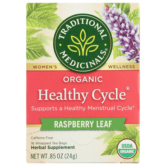 Healthy Cycle Tea - Raspberry Leaf, Organic-Herbal Teas-AlchePharma