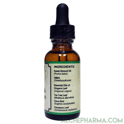 Healthy Nails W/ DMSO, Oregano, Almond, Tea Tree, Clove, and Cinnamon-Hair Skin Nails-AlchePharma