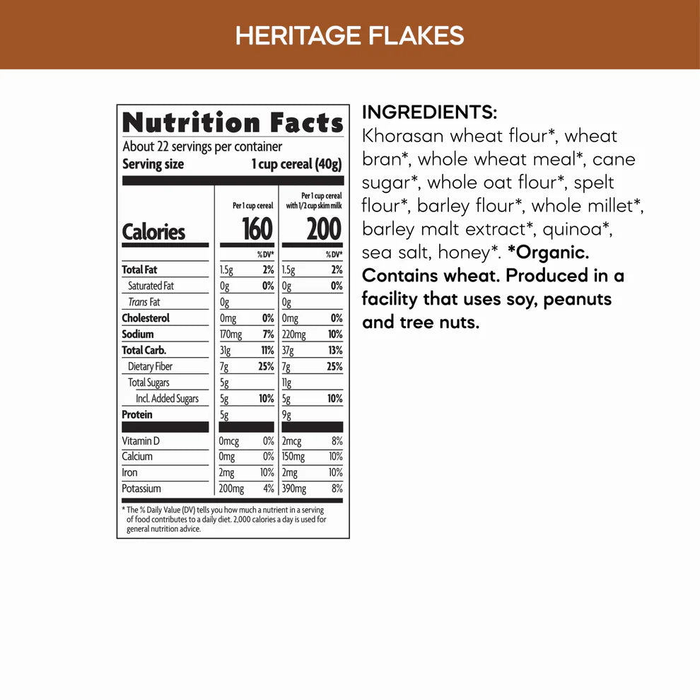 Heritage Flakes Cereal - 13.25 Oz.