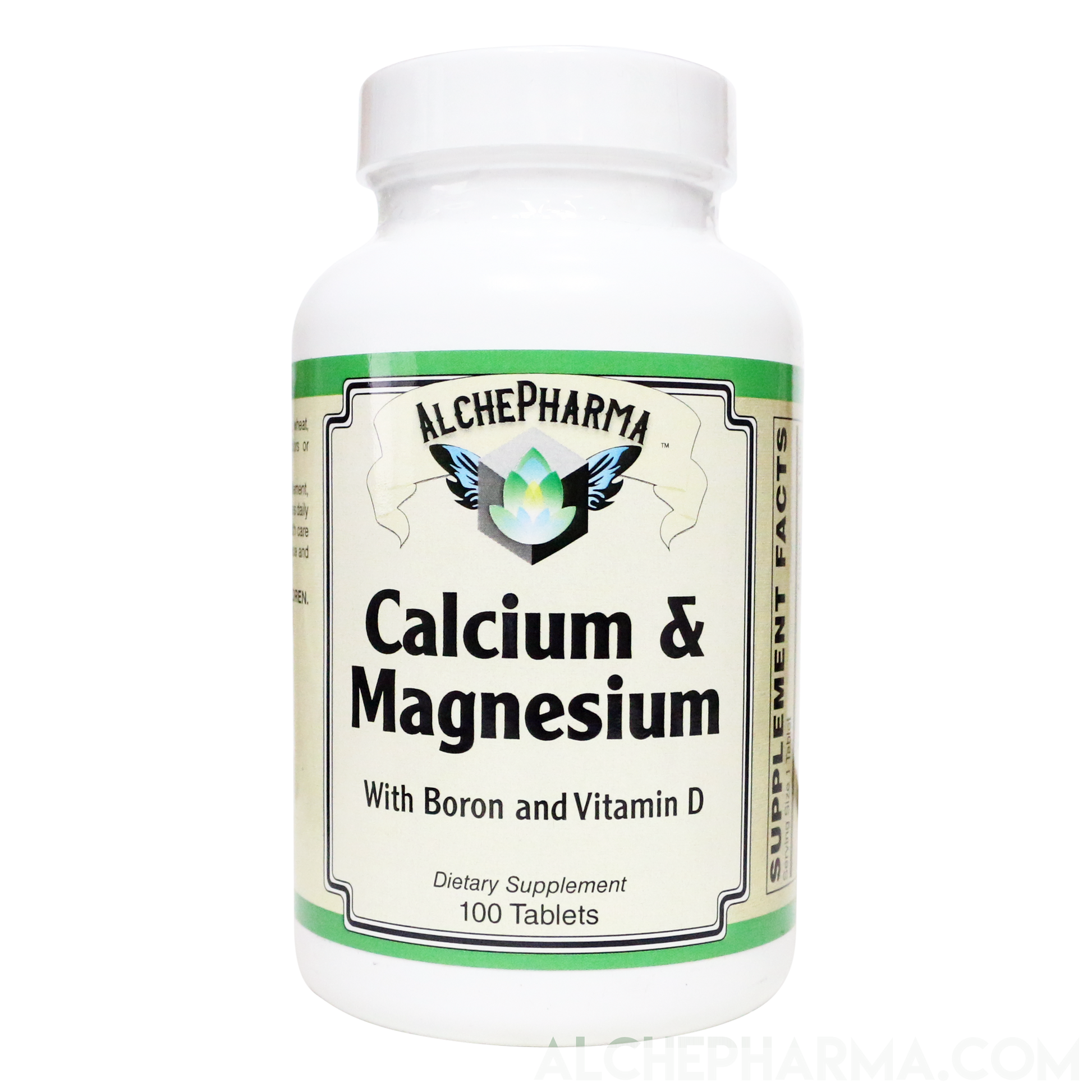 Hi-Potency Calcium and Magnesium w/D3 Boron and Betaine HCL-AlchePharma
