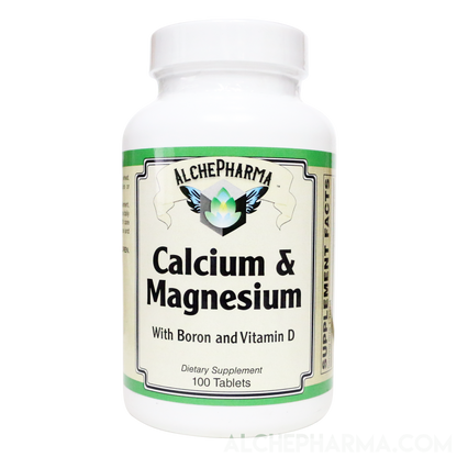 Hi-Potency Calcium and Magnesium w/D3 Boron and Betaine HCL-AlchePharma