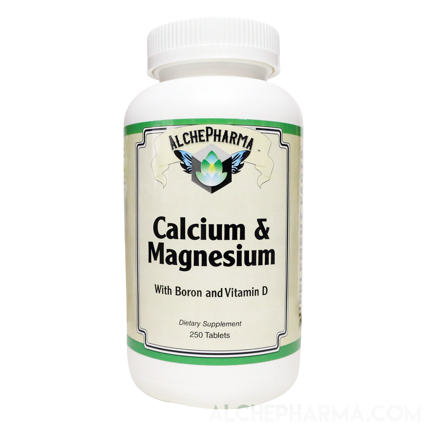 Hi-Potency Calcium and Magnesium w/D3 Boron and Betaine HCL-AlchePharma