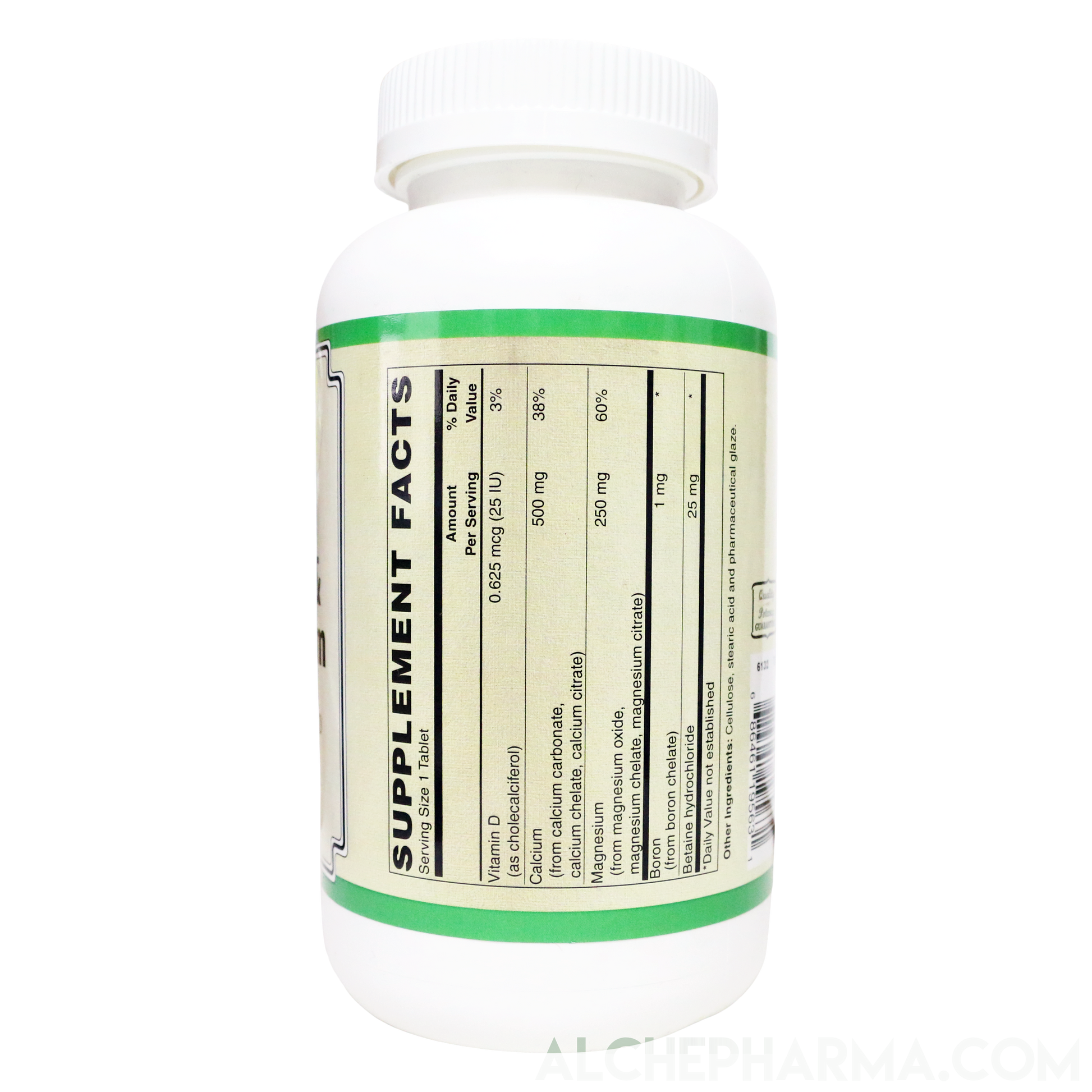 Hi-Potency Calcium and Magnesium w/D3 Boron and Betaine HCL-AlchePharma