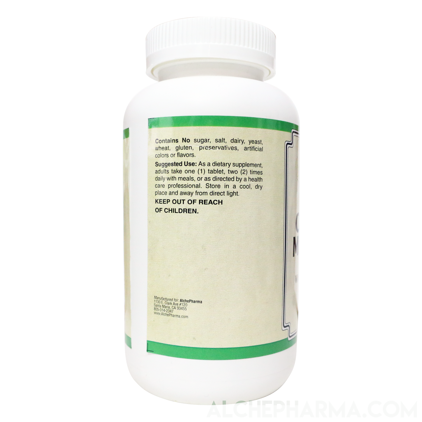 Hi-Potency Calcium and Magnesium w/D3 Boron and Betaine HCL-AlchePharma