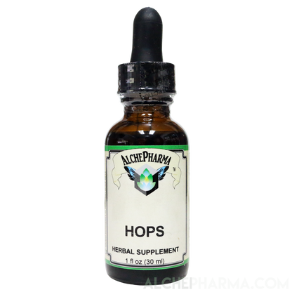 Hops Tincture ( Organic Hops Strobiles ) HSR 1:3 Parve K-1604-Herbs-AlchePharma